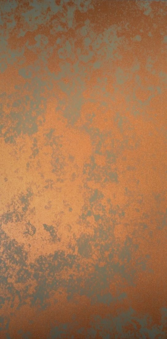 Antique Copper printed steel sample pattern