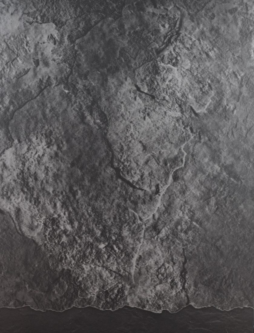 Slate Rock Gray printed steel sample pattern